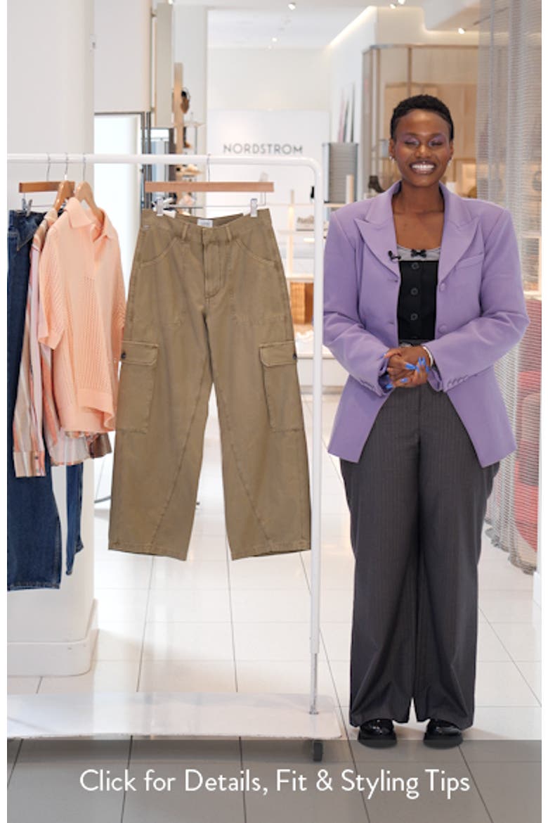 Thassos Twisted Seam Ankle Utility Pants video