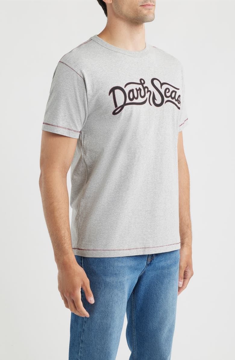 DARK SEAS Symmetry Blind Stitch Graphic T-Shirt, Alternate, color, Heather Grey