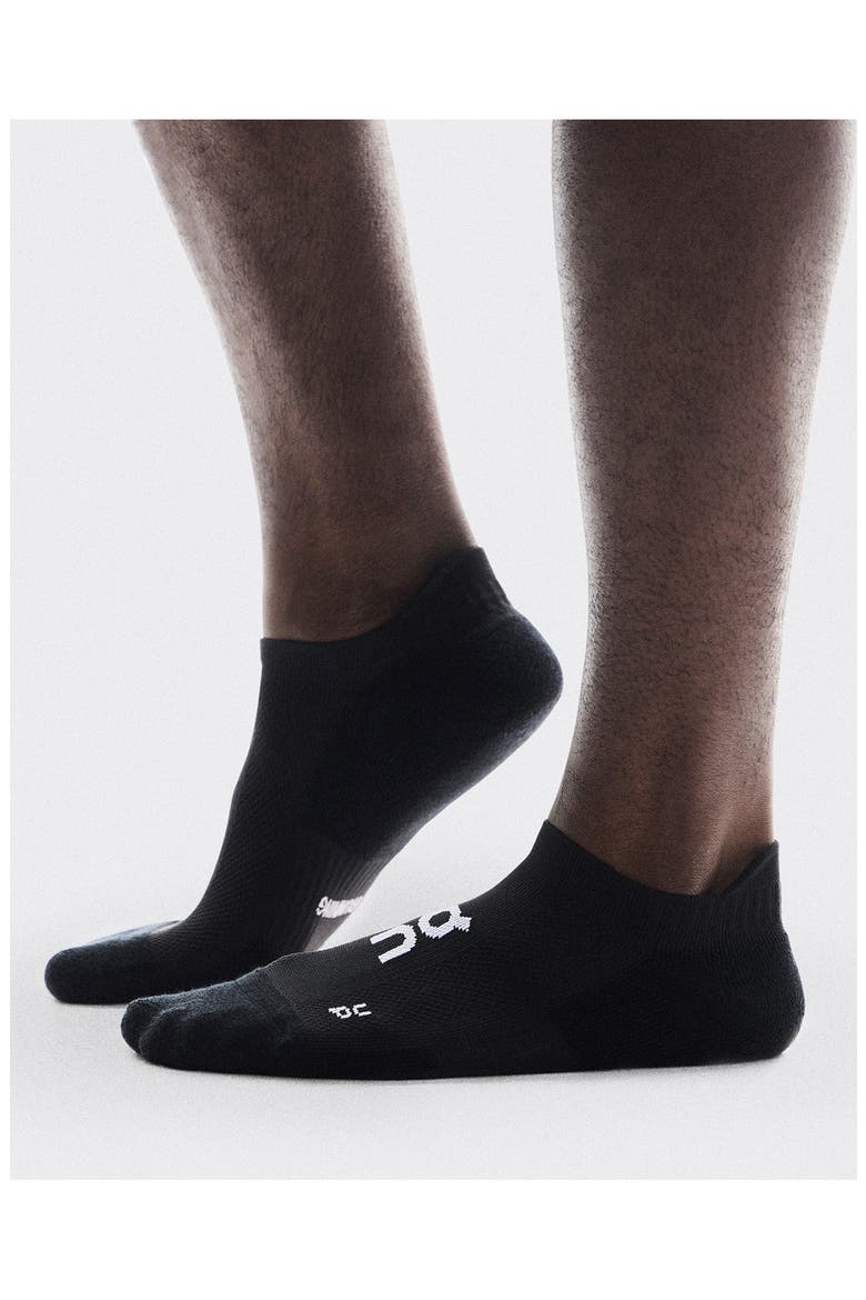 Core Low 2-Pack Run Socks, Main, color, BLACK