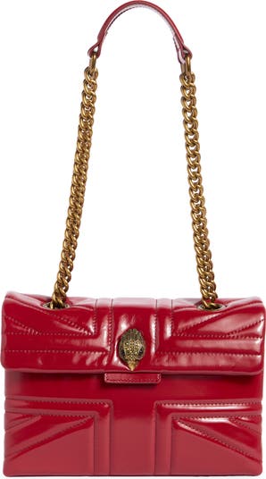 Kensington Union Jack Leather Shoulder Bag