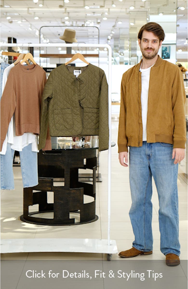 Bow Diamond Quilted Liner Jacket, sales video thumbnail