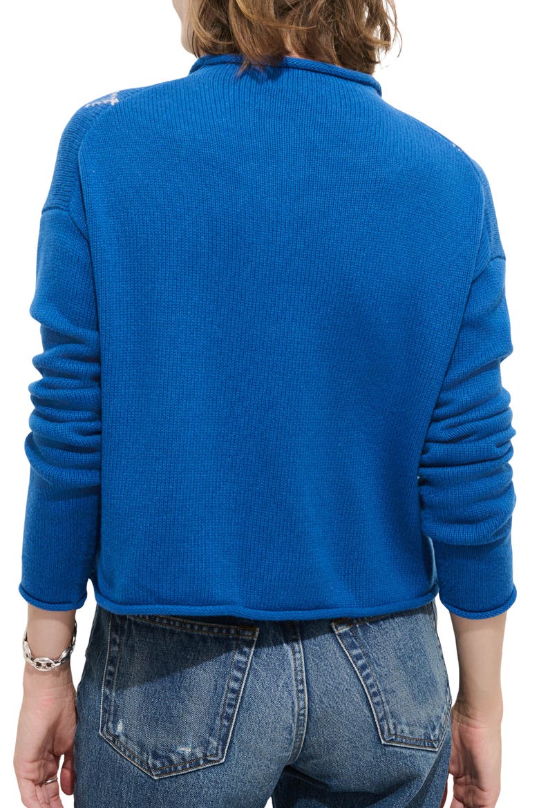 Taylor Argyle Wool Blend Cardigan, Alternate, color, CUNNINGHAM BLUE