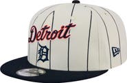 New Era Men's New Era White Detroit Tigers Jersey Pinstripe 9FIFTY Snapback Hat