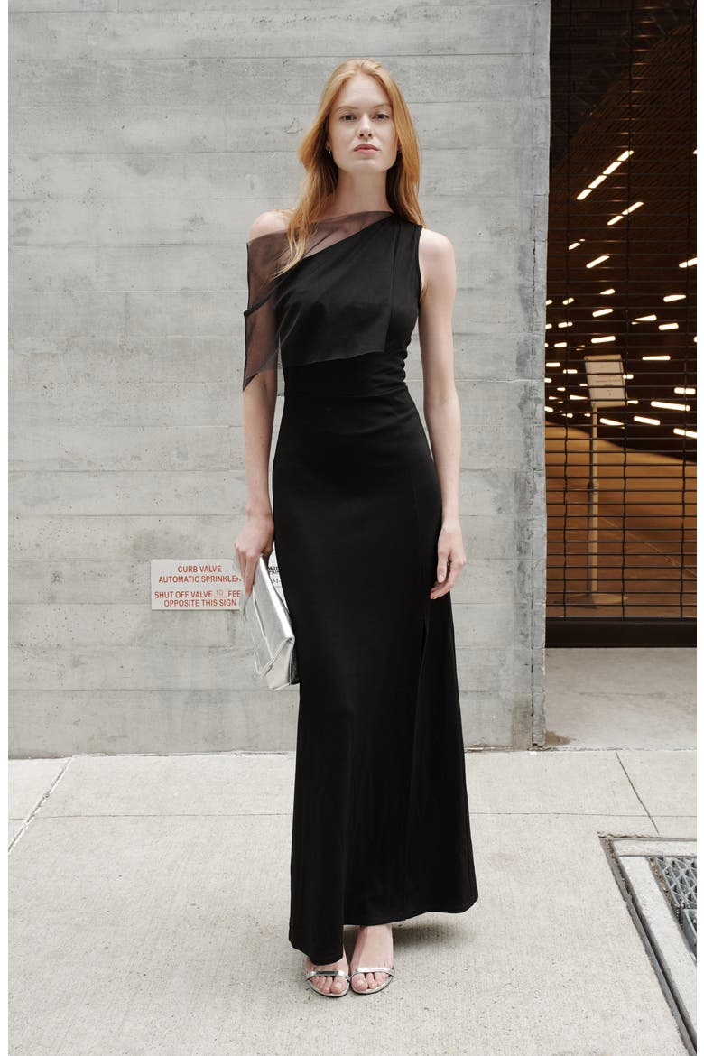Zinnia Gown, Alternate, color, BLACK