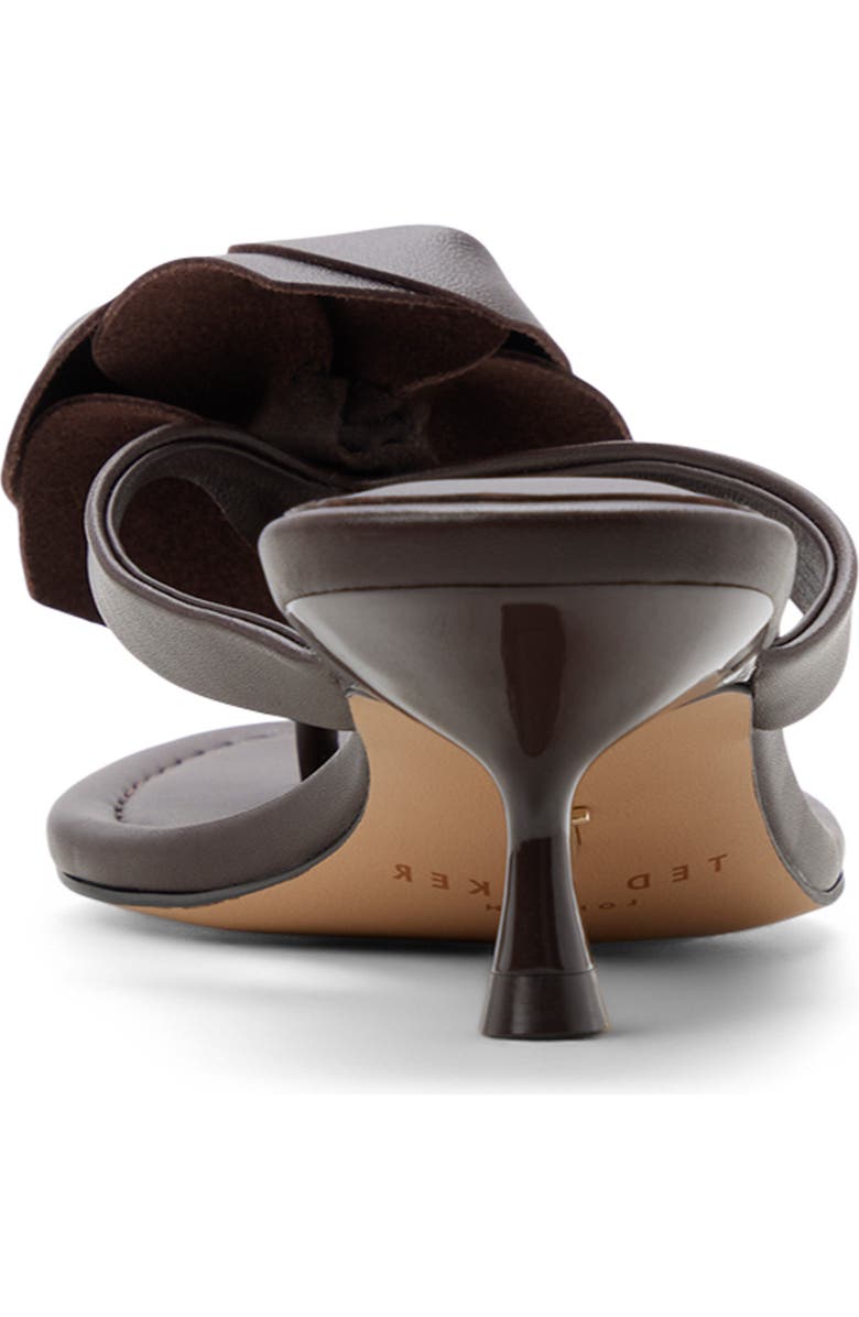 Ted Baker London Birdie Floral Sandal, Alternate, color, Dark Brown