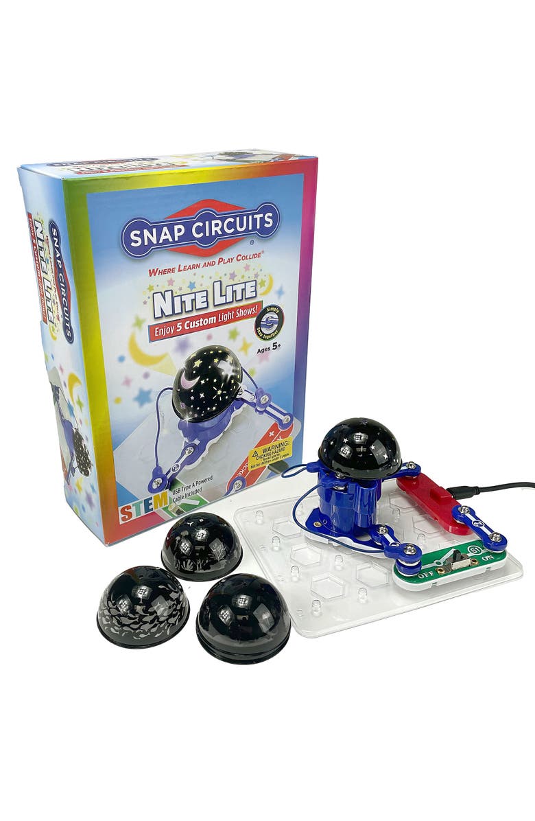 Snap Circuits Nite Lite Build Own Night Light Kit, Age 5+, Alternate, color, Multicolored