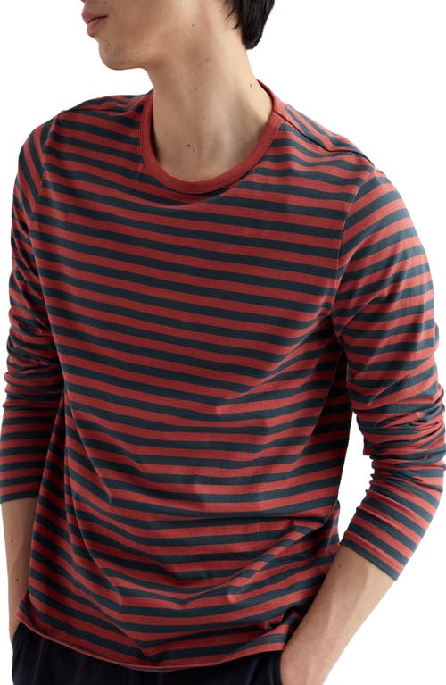 Seasalt Cornwall Sailor Stripe Long Sleeve Organic Cotton T-shirt In Multi
