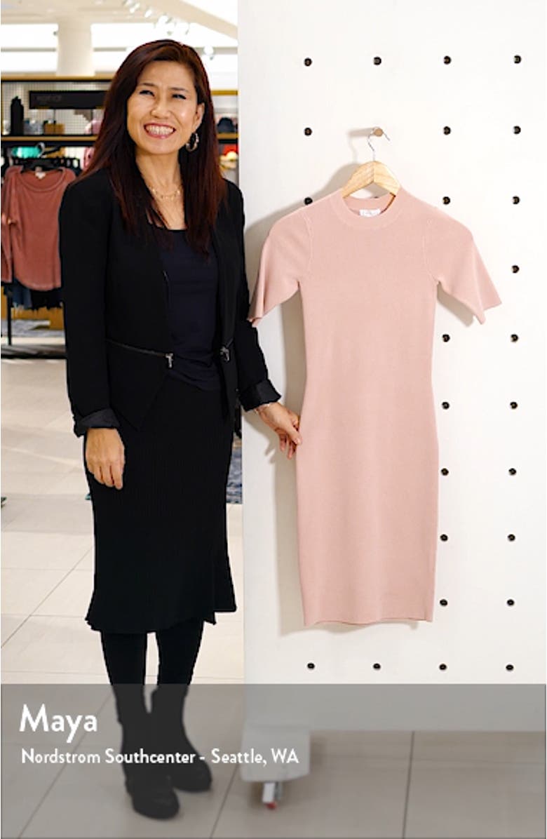 Body-Con Sweater Dress, sales video thumbnail