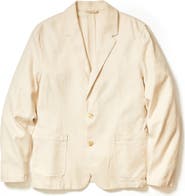 Marine Layer Hemp Blend Blazer