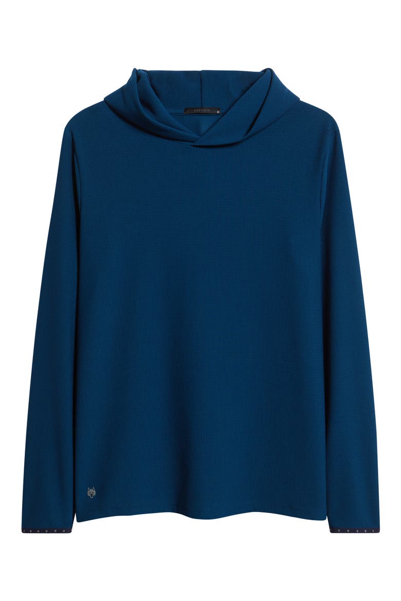 Traverse Waffle Hoodie, Alternate, color, GROVE