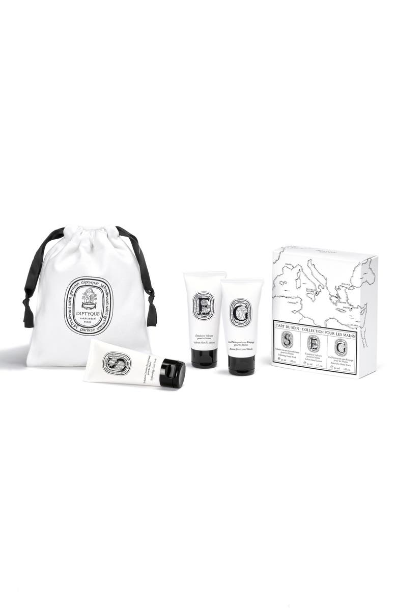 Diptyque The Art of Care Hand Travel Cleansing & Moisturizing Set