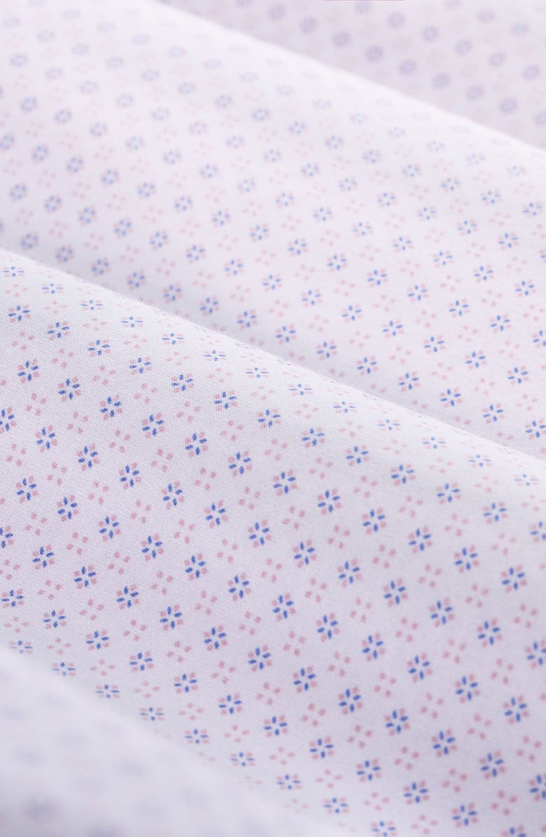 Bugatchi James OoohCotton<sup>®</sup> Geometric Print Button-Up Shirt, Alternate, color, Pink