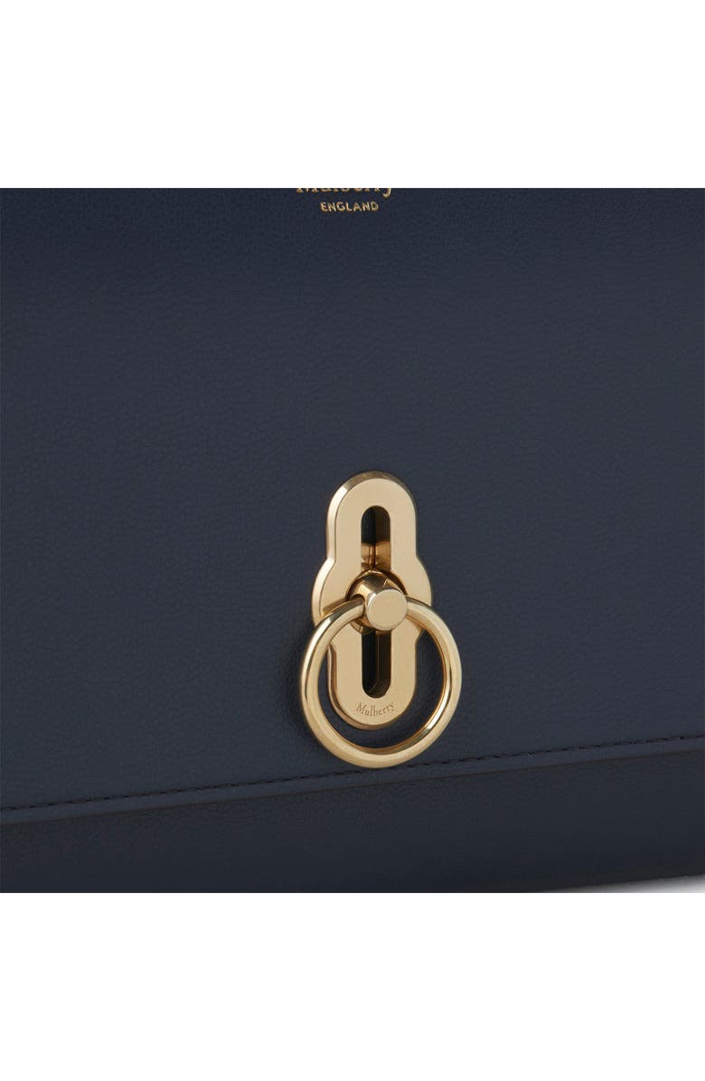 Mulberry Amberley Leather Clutch, Alternate, color, Night Sky
