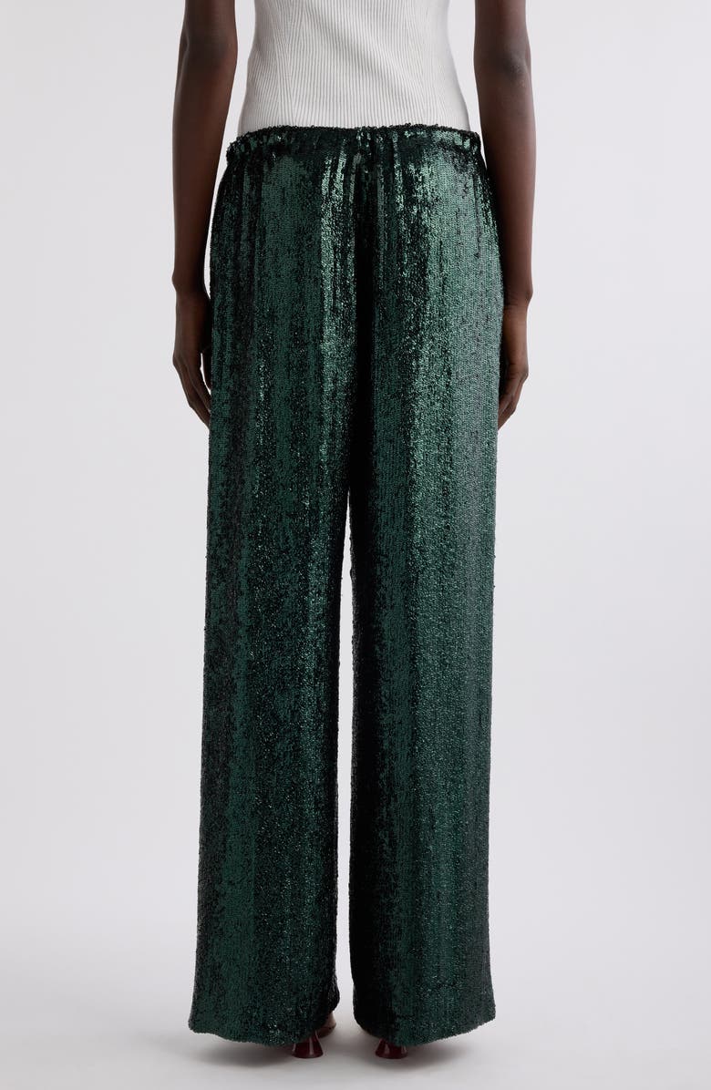 Dries Van Noten Puvis Sequin Drawstring Pants, Alternate, color, Bottle