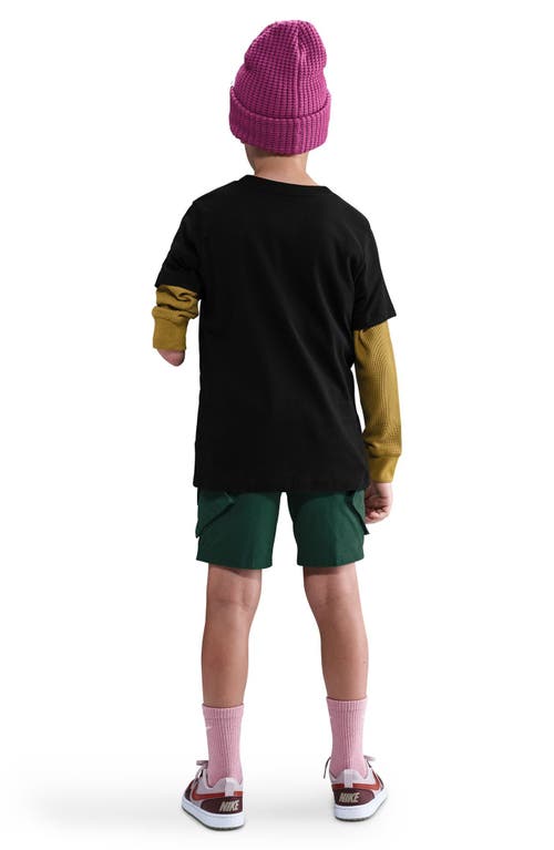Nike Kids' Sneaker Bandit Cotton Graphic T-shirt In Black