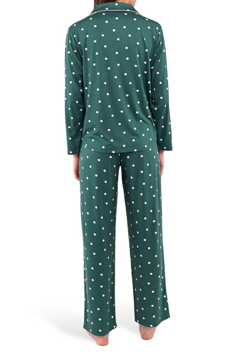 Lindsey 2-Piece Pajamas, Alternate, color, GREEN