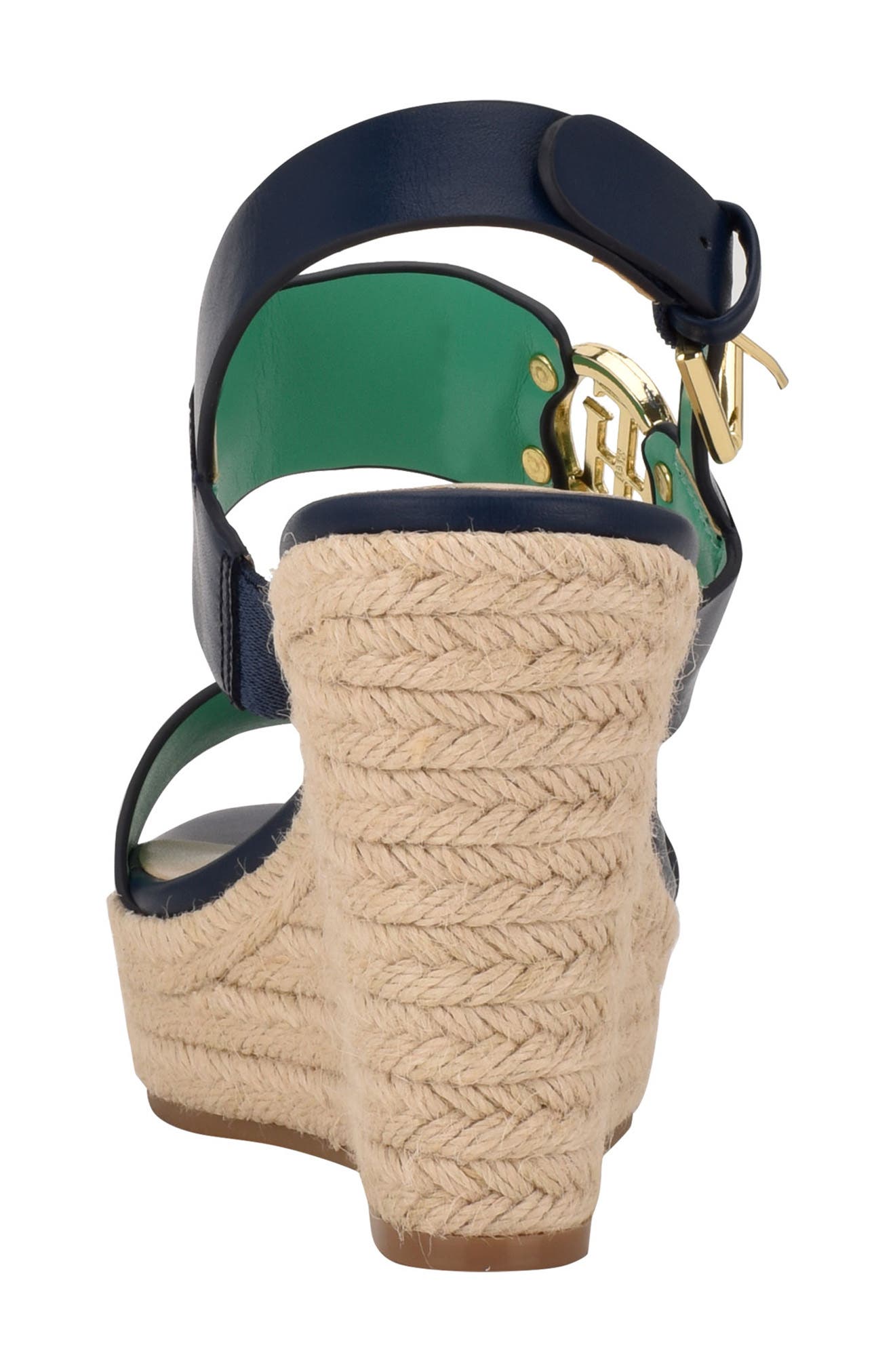 Tommy Hilfiger Kahdy Espadrille Wedge Sandal, Alternate, color, Dark Blue 400