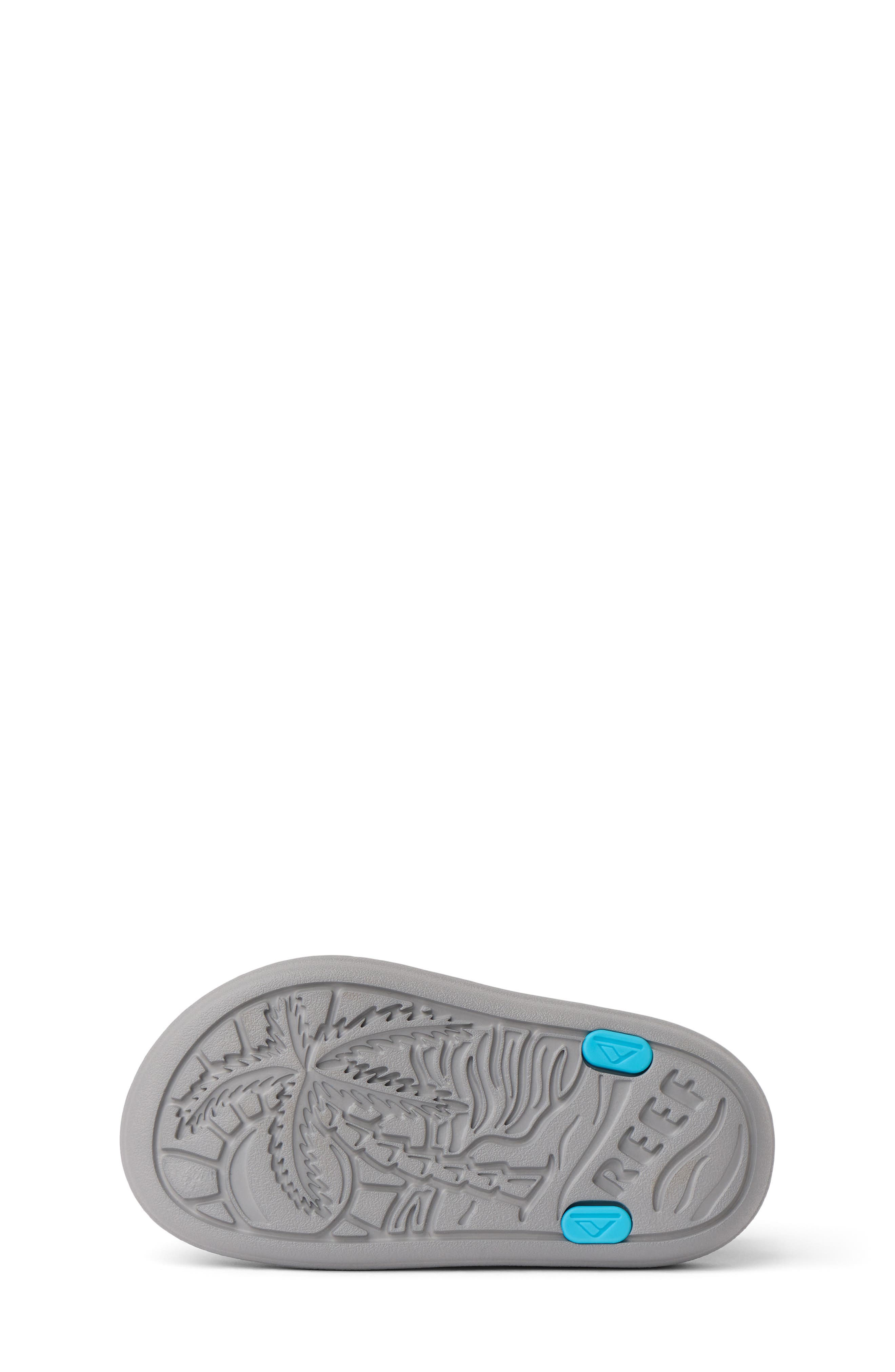 Reef Kids' Totally Beachin' Sandal, Alternate, color, Grey/Blue