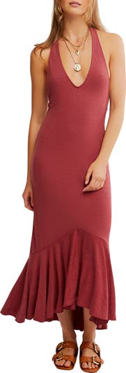 Alix Halter Midi Dress