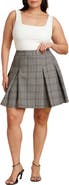 ELOQUII Pleated Mini Skirt