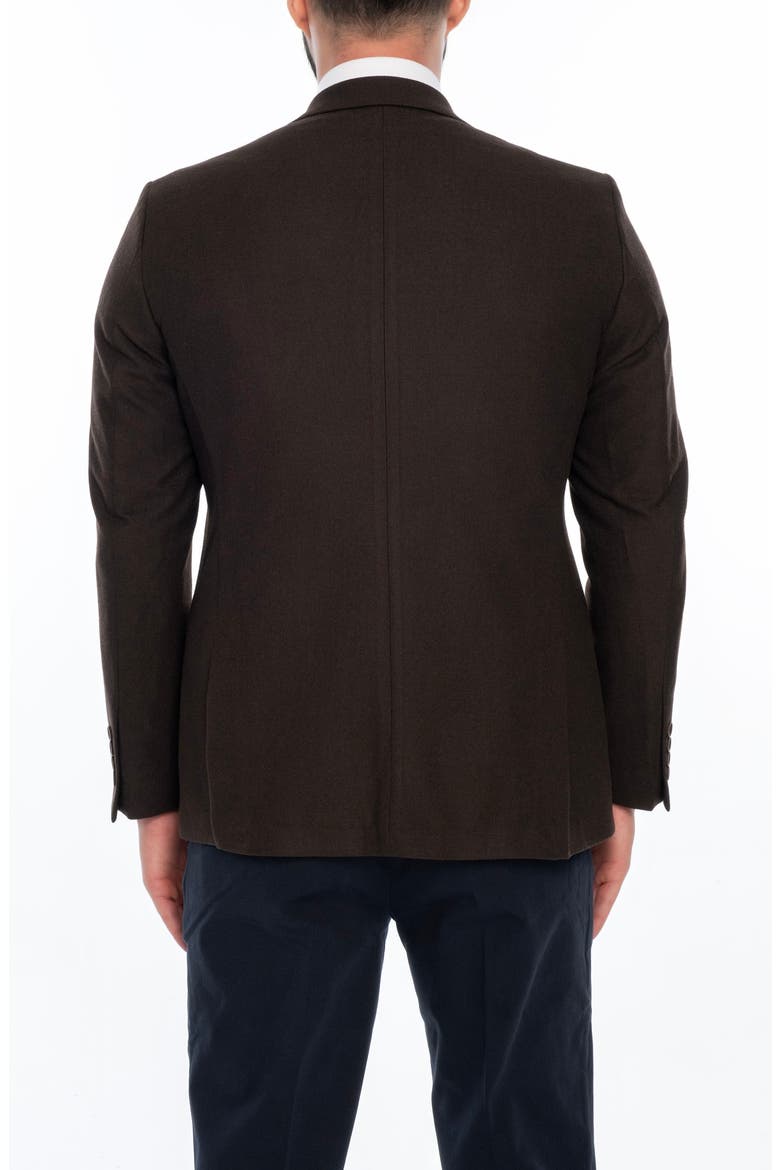 Solid Sport Coat, Alternate, color, DARK BROWN