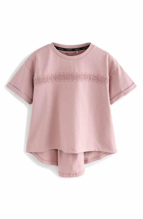 smALLSAINTS by ALLSAINTS Kids' Lace Accent Cotton Graphic T-Shirt