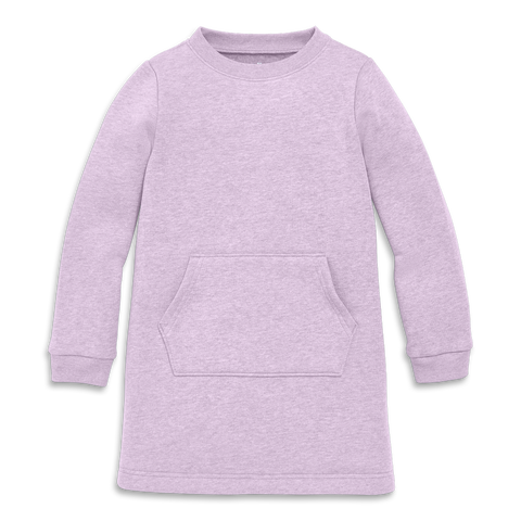 Kids Cozy Fleece Sweatshirt Dress