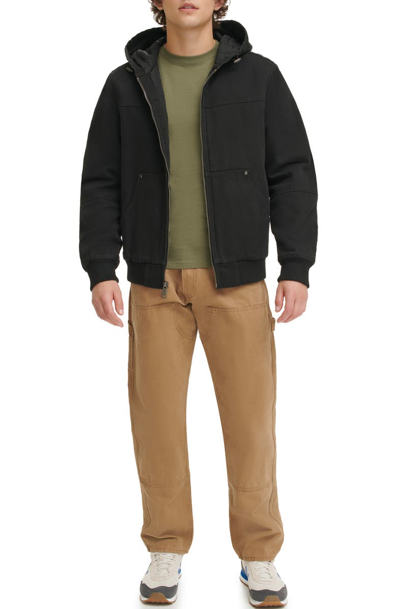Levi's Workwear Hooded Bomber, Alternate, color,