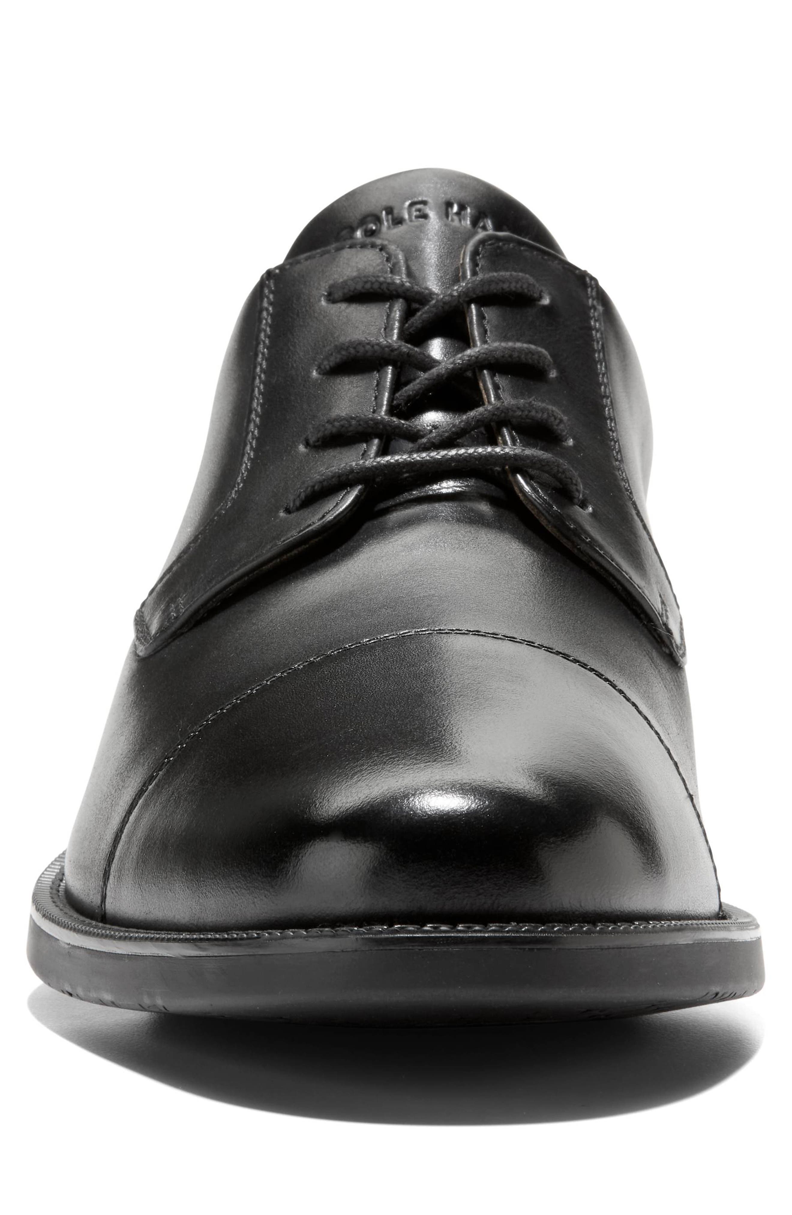 Cole Haan Bedford Cap Toe Derby, Alternate, color, Black