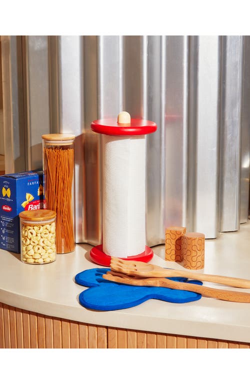 Areaware Spool Paper Towel Holder In Red