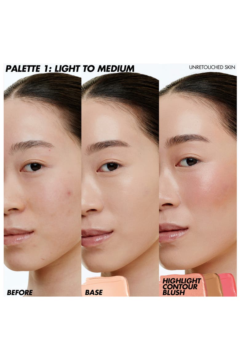 HD Skin Face Essentials Longwear Full Face Cream Palette, Alternate, color, HARMONY 2 TAN TO DEEP