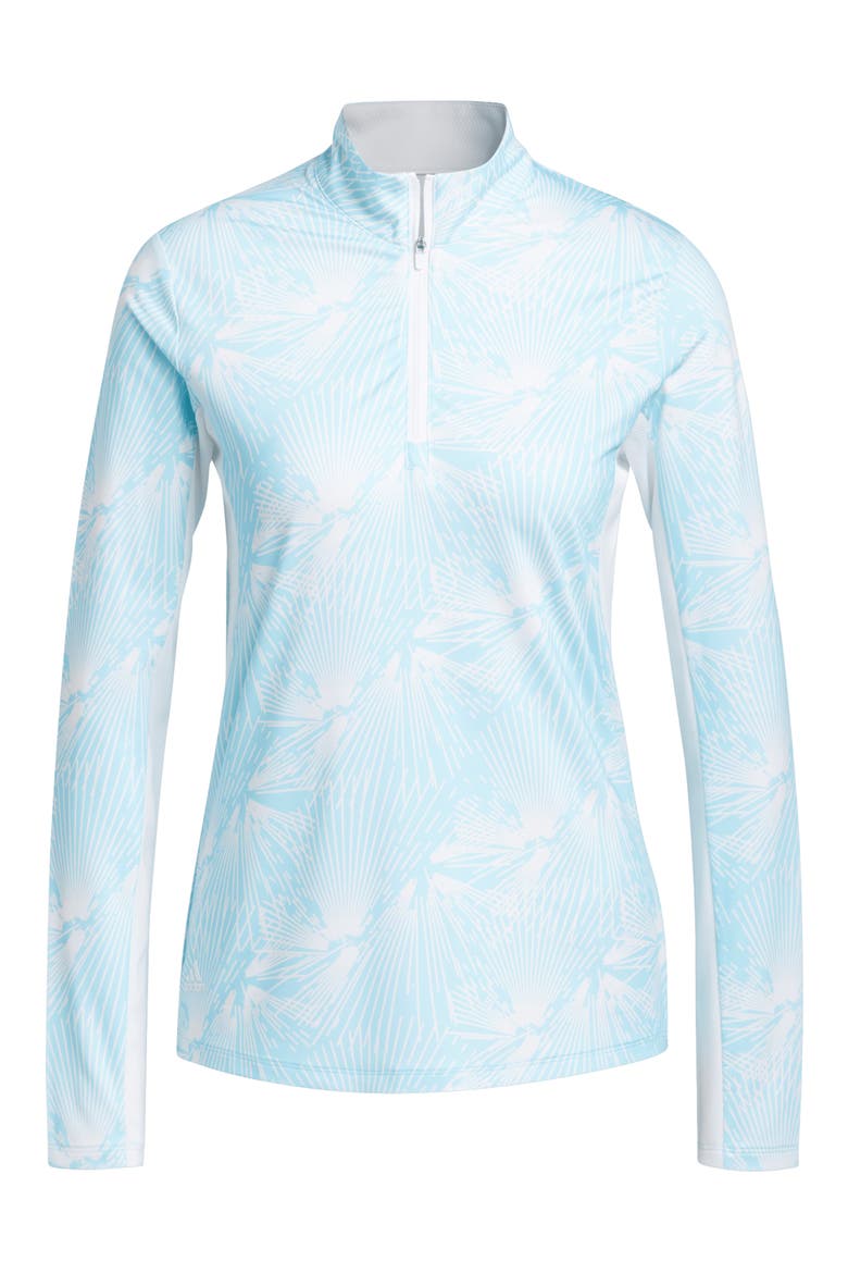 Ultimate 365 Print Long Sleeve Golf Shirt, Alternate, color, BLISS BLUE