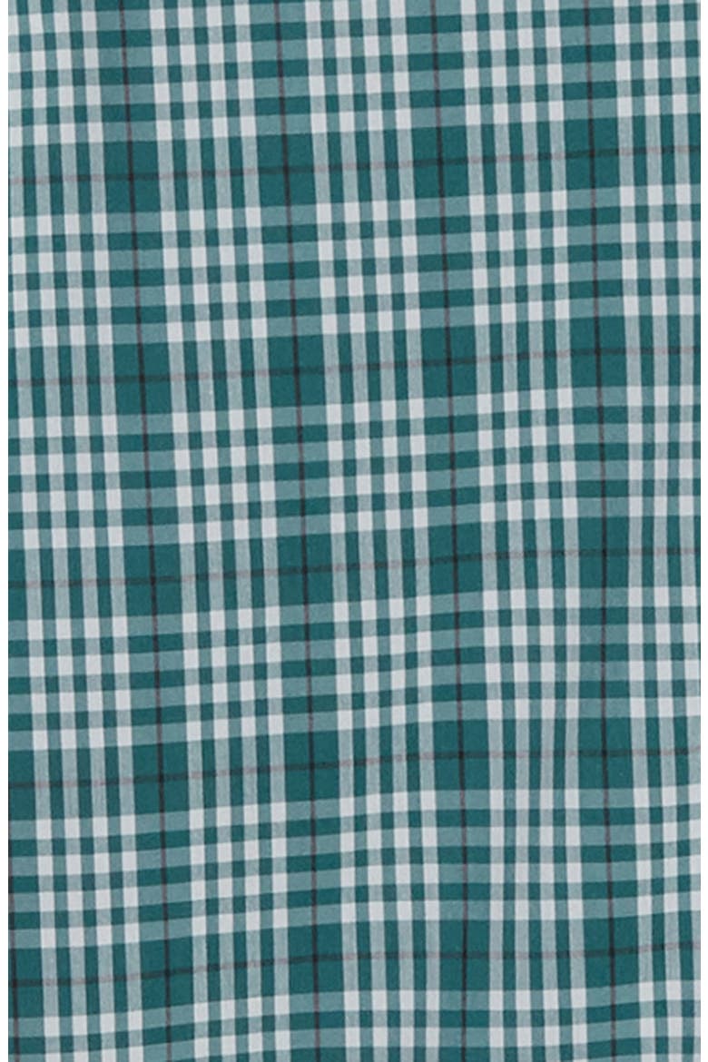 Soar Classic Fit Plaid Performance Button-Down Shirt, Alternate, color, SEAWEED