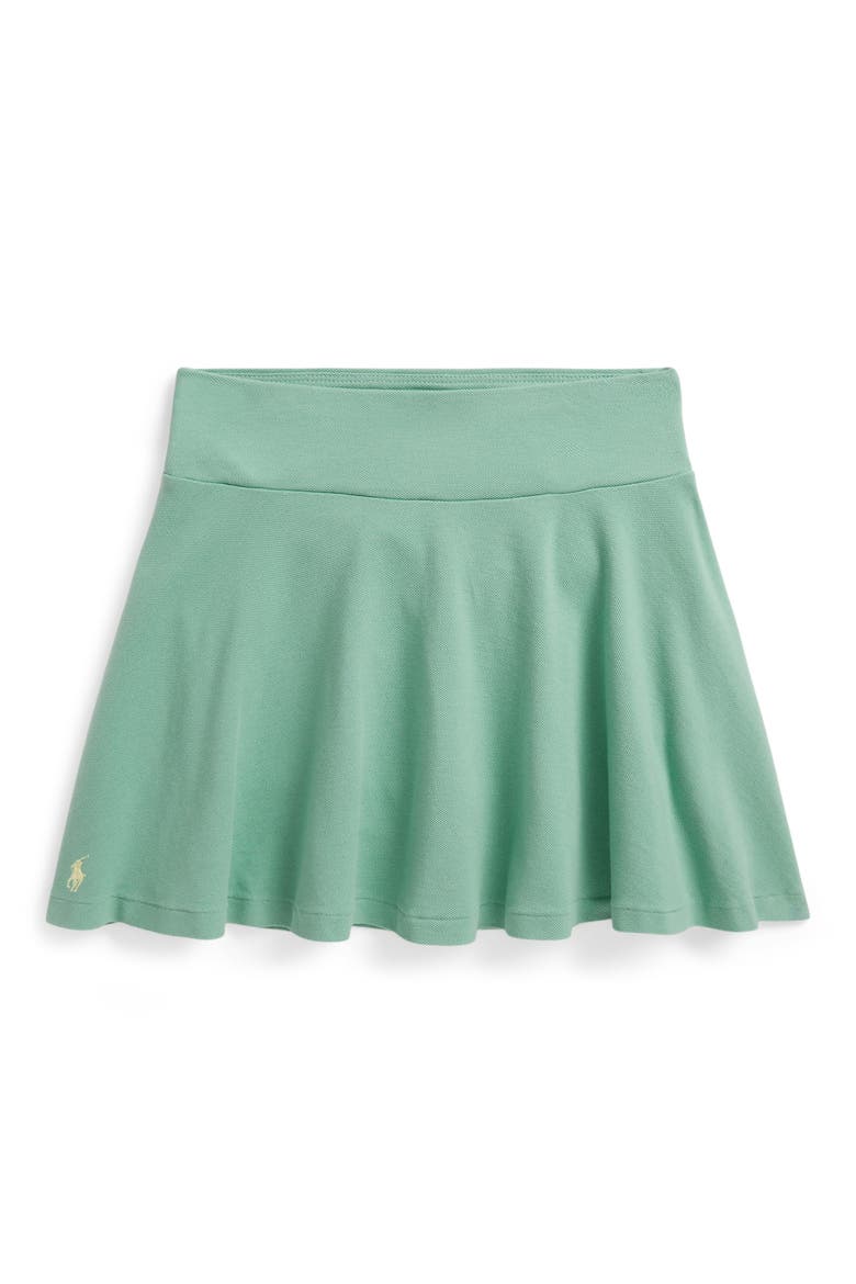 Kids' Tennis Skirt with Built-In Shorts, Main, color, GREEN
