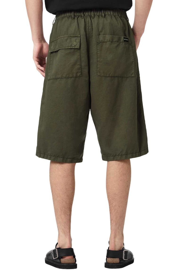 Echo Relaxed Fit Shorts, Alternate, color, MANGROVE GREEN