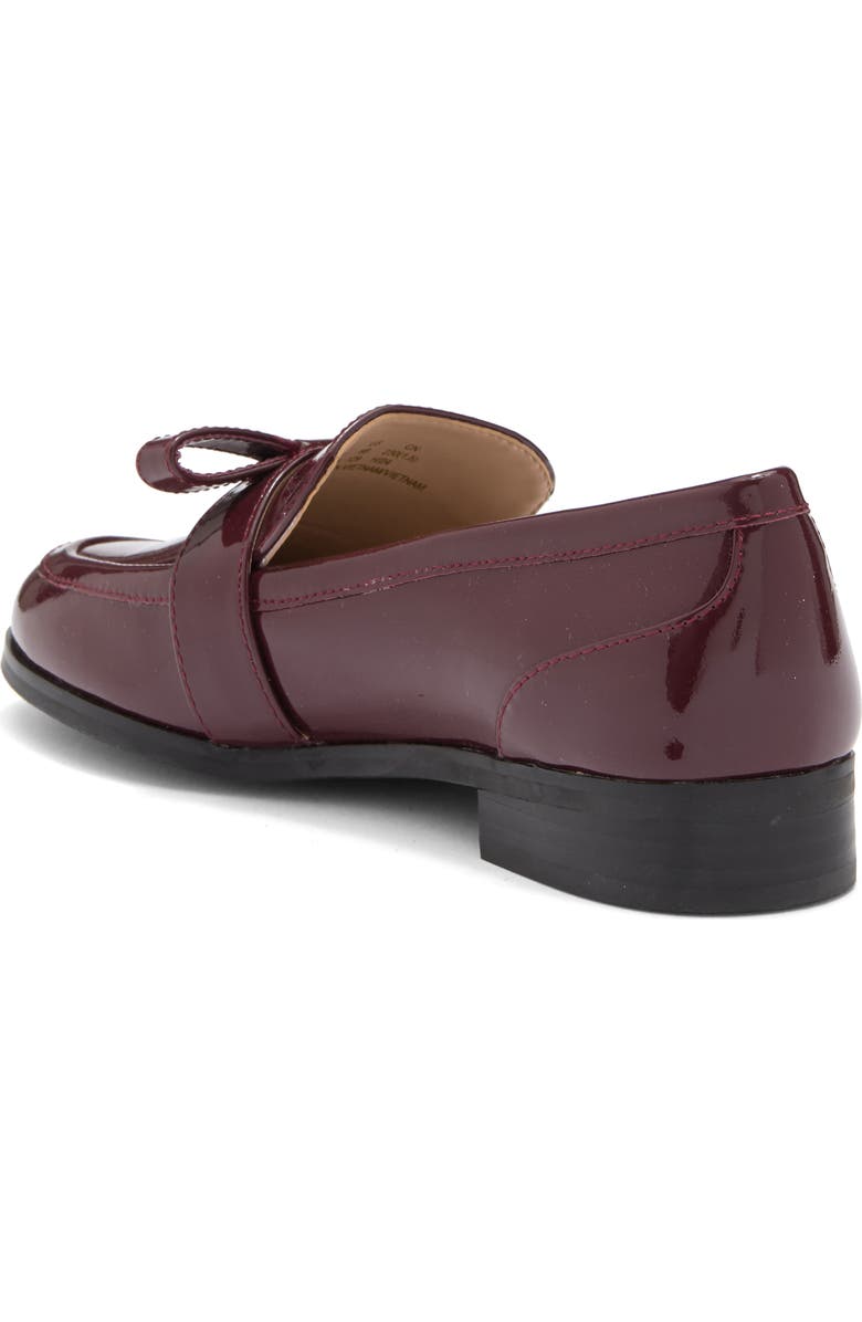Stuart Weitzman Emma Bow Loafer, Alternate, color, Cabernet