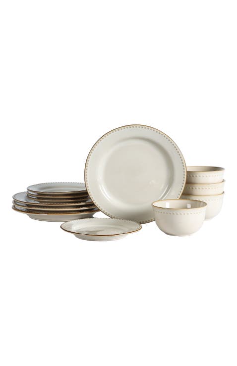 Comet Stoneware 12-Piece Dinnerware Set