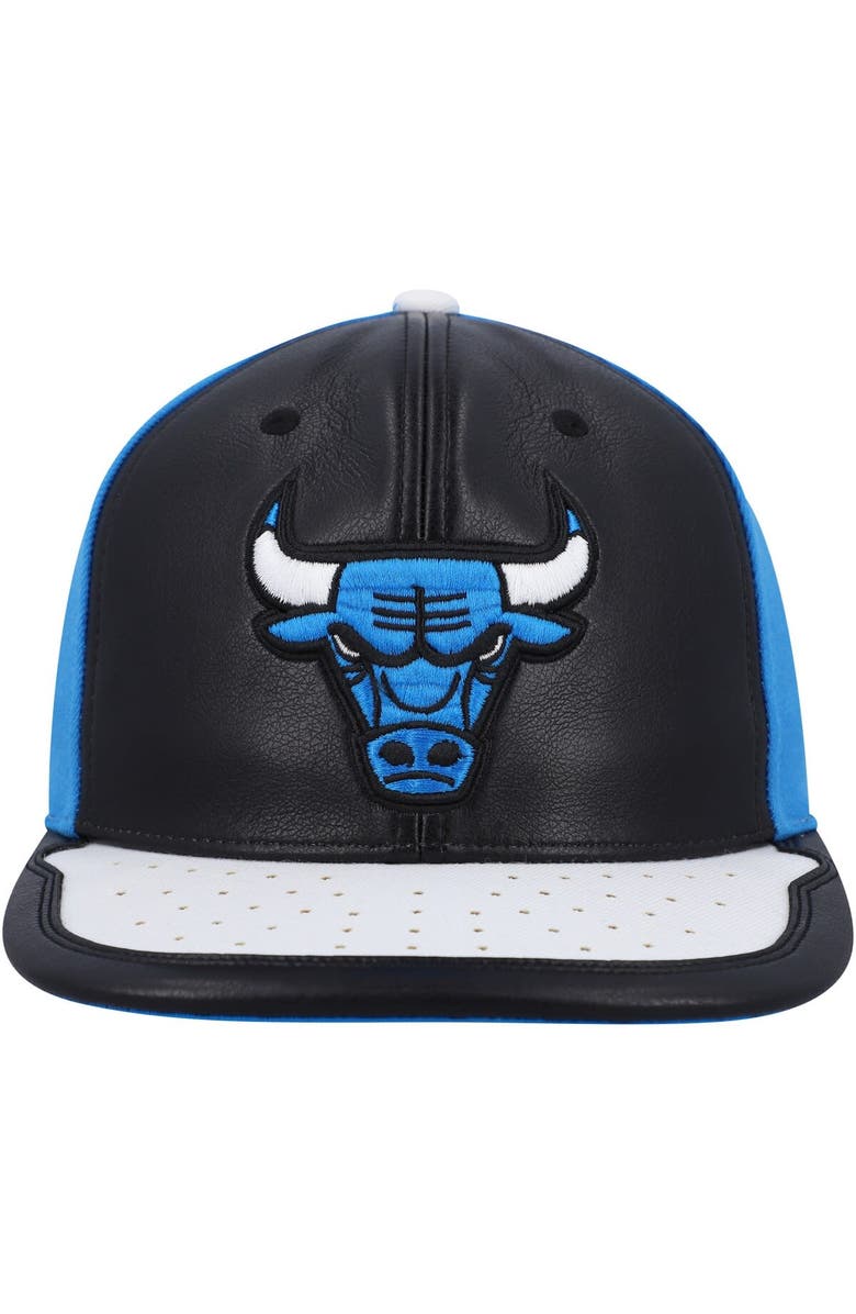 Mitchell & Ness Men's Mitchell & Ness Black/White Chicago Bulls Day One Snapback Hat, Alternate, color, 