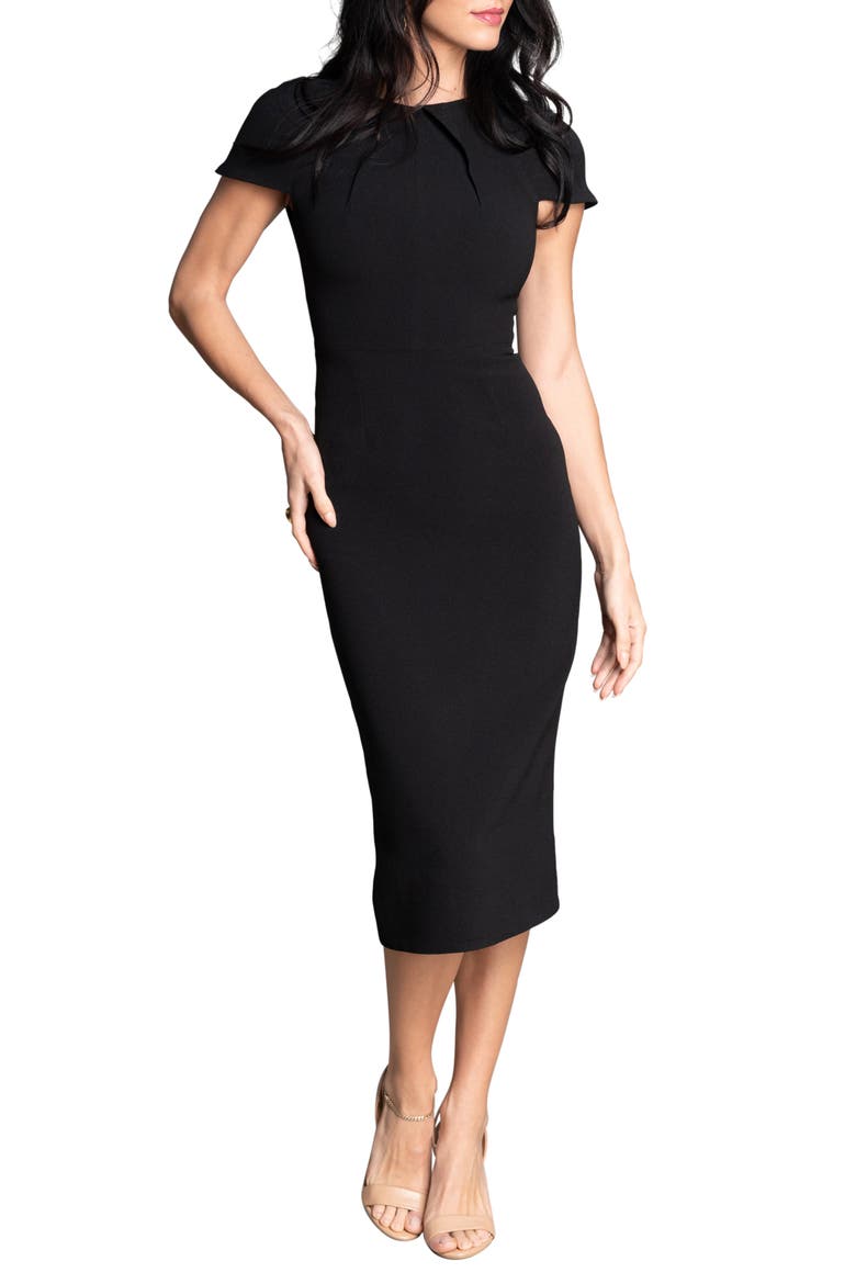 Lainey Body-Con Dress, Main, color, BLACK