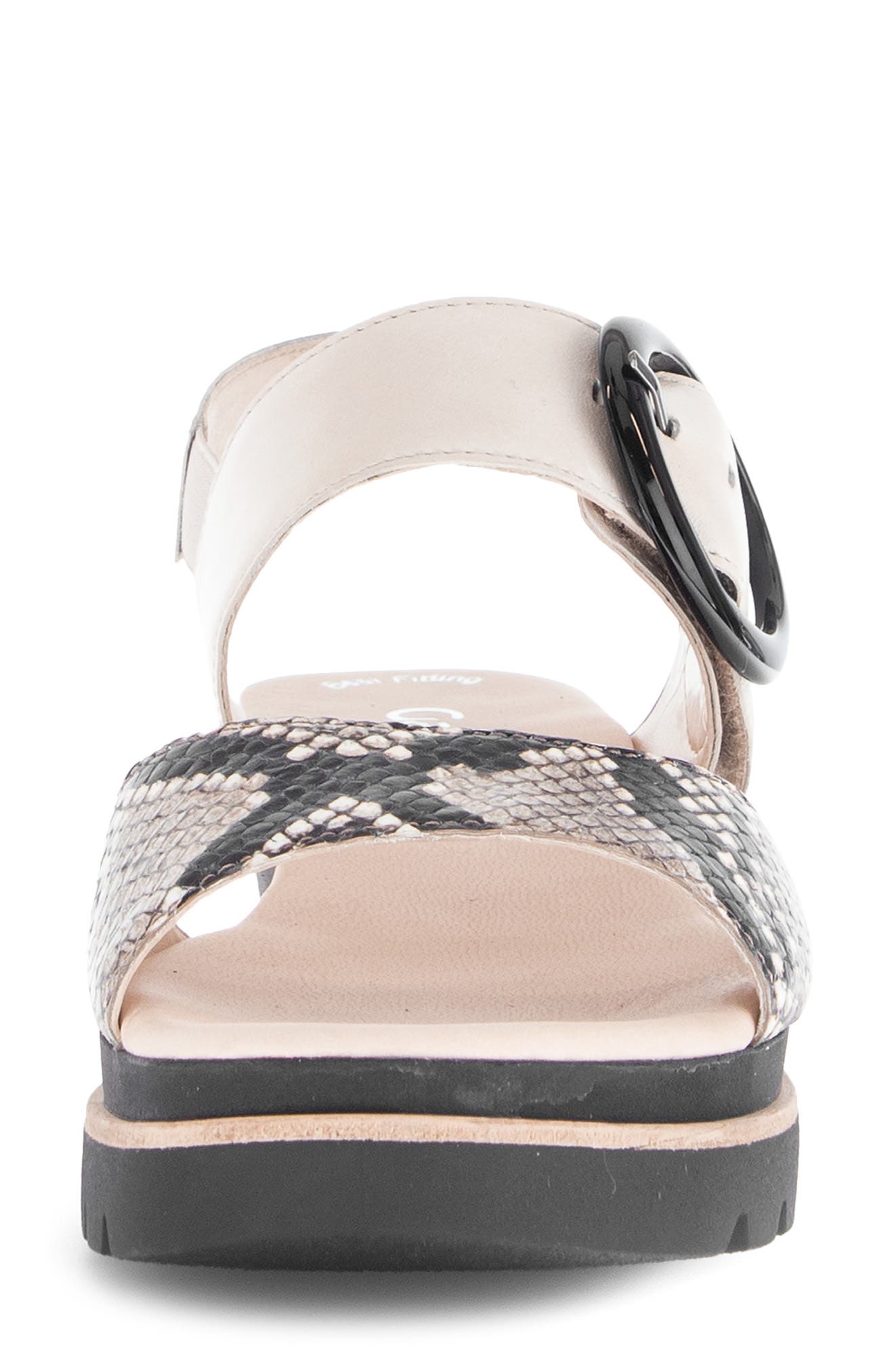 Quarter Strap Wedge Sandal, Alternate, color, MUSCHEL
