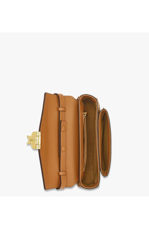 Shop Mcm Tracy Crossbody In Cognac