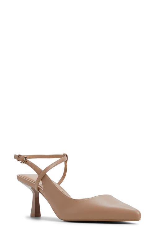 ALDO ALDO AXELLE ANKLE STRAP POINTED TOE PUMP 