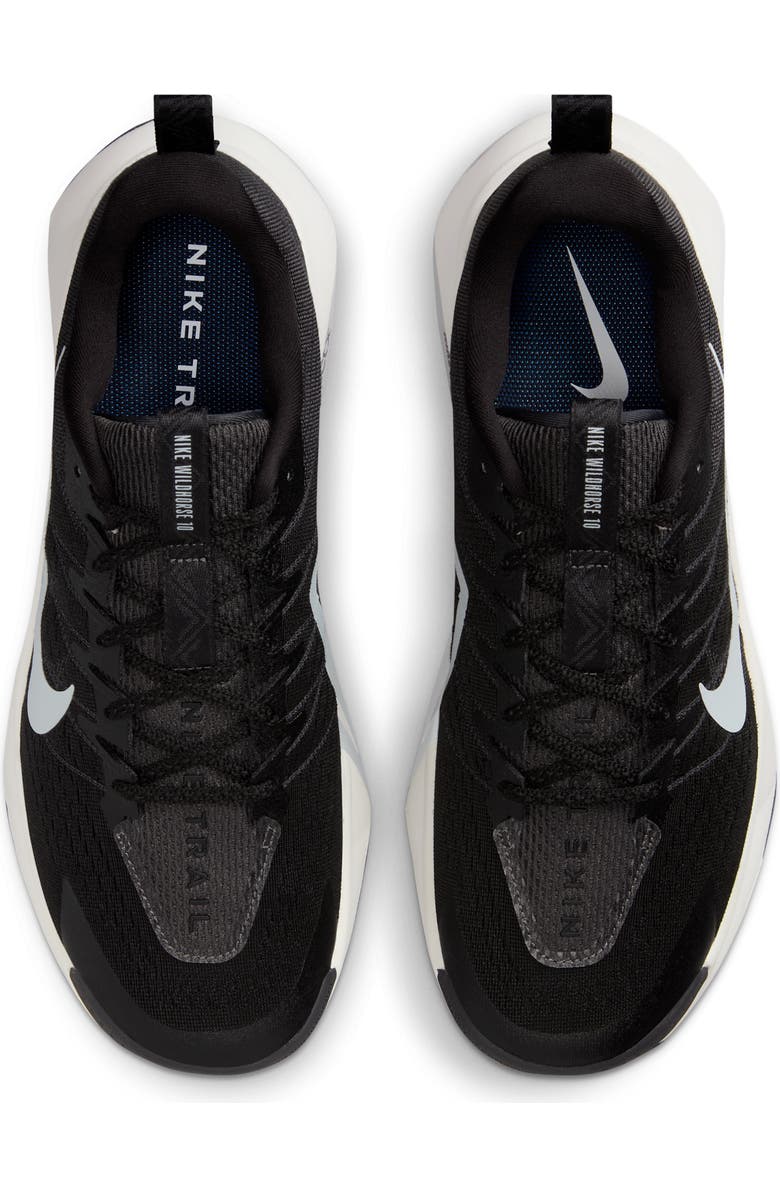 Nike ReactX Wildhorse 10 Trail Running Shoe, Alternate, color, 001 Black/Anthracite/Platinum Tint/Wolf Grey