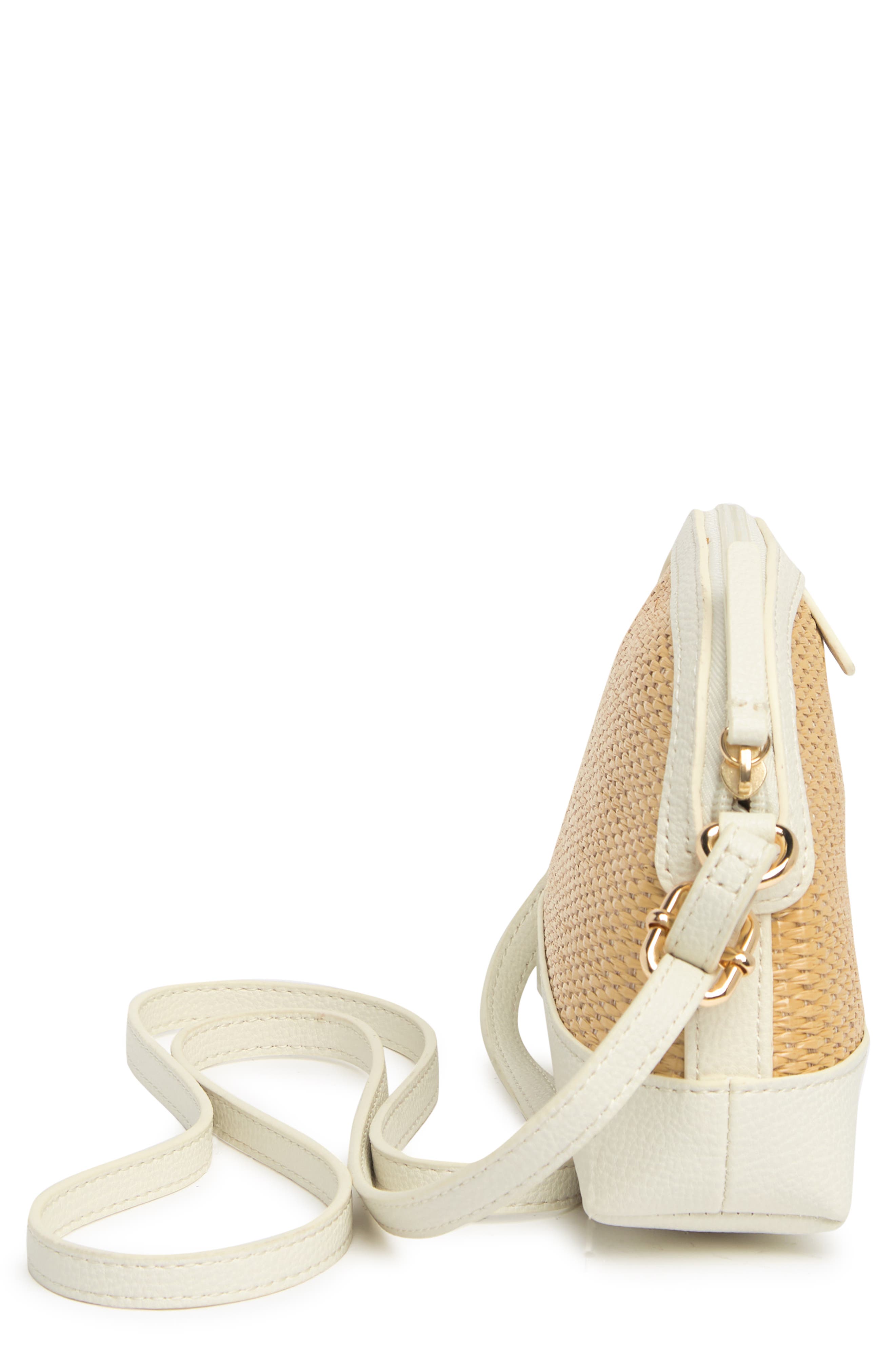 Tommy Hilfiger Ashley II Straw Dome Crossbody Bag, Alternate, color, 
