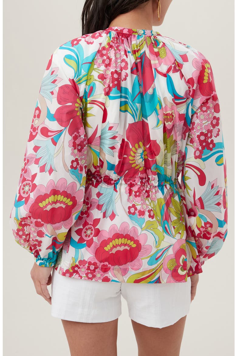 Rue Zip Front Jacket, Alternate, color, PINK MULTI