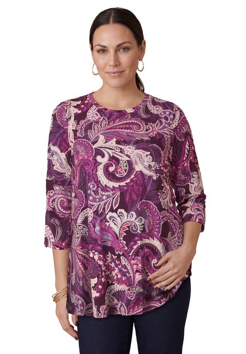 Stretch Knit Swing Tunic