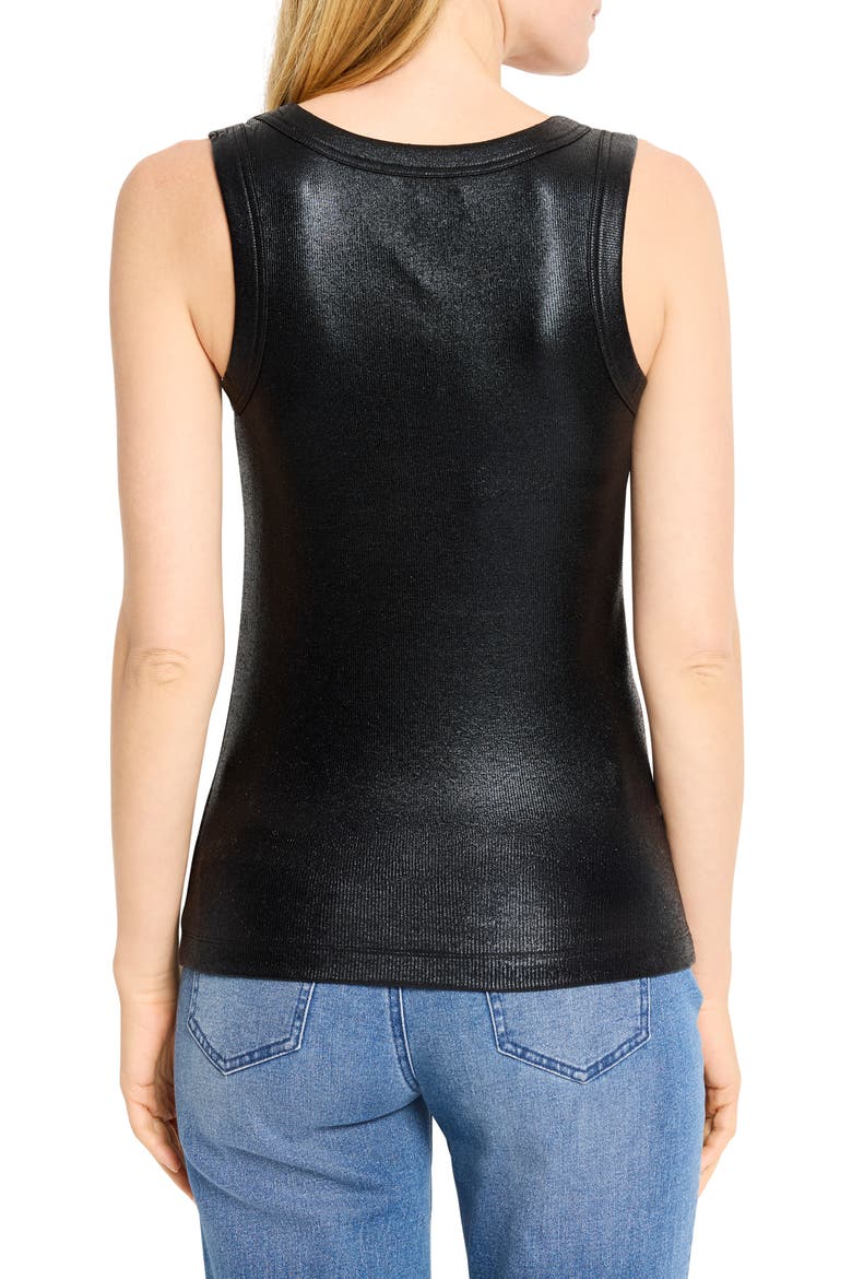 Glazed Rib Tank, Alternate, color, BLACK ONYX