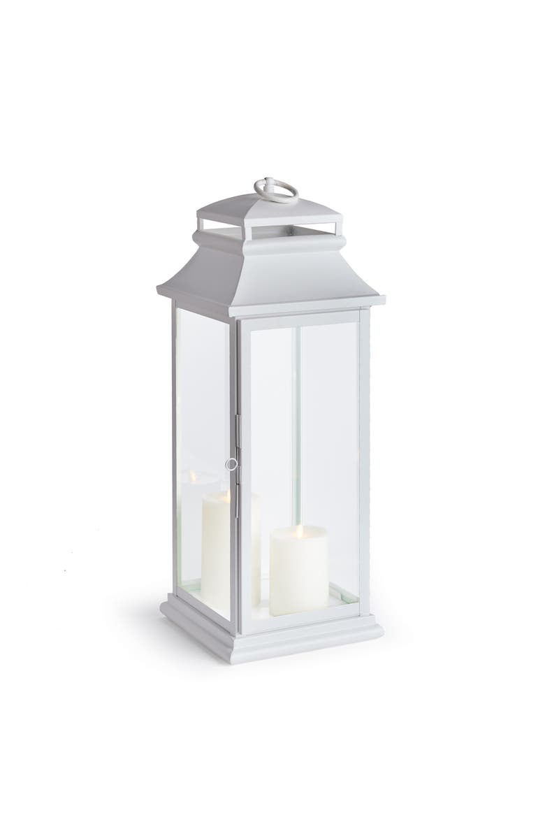 Napa Home & Garden Matilda Outdoor Lantern Candle Holder Large, Main, color, White