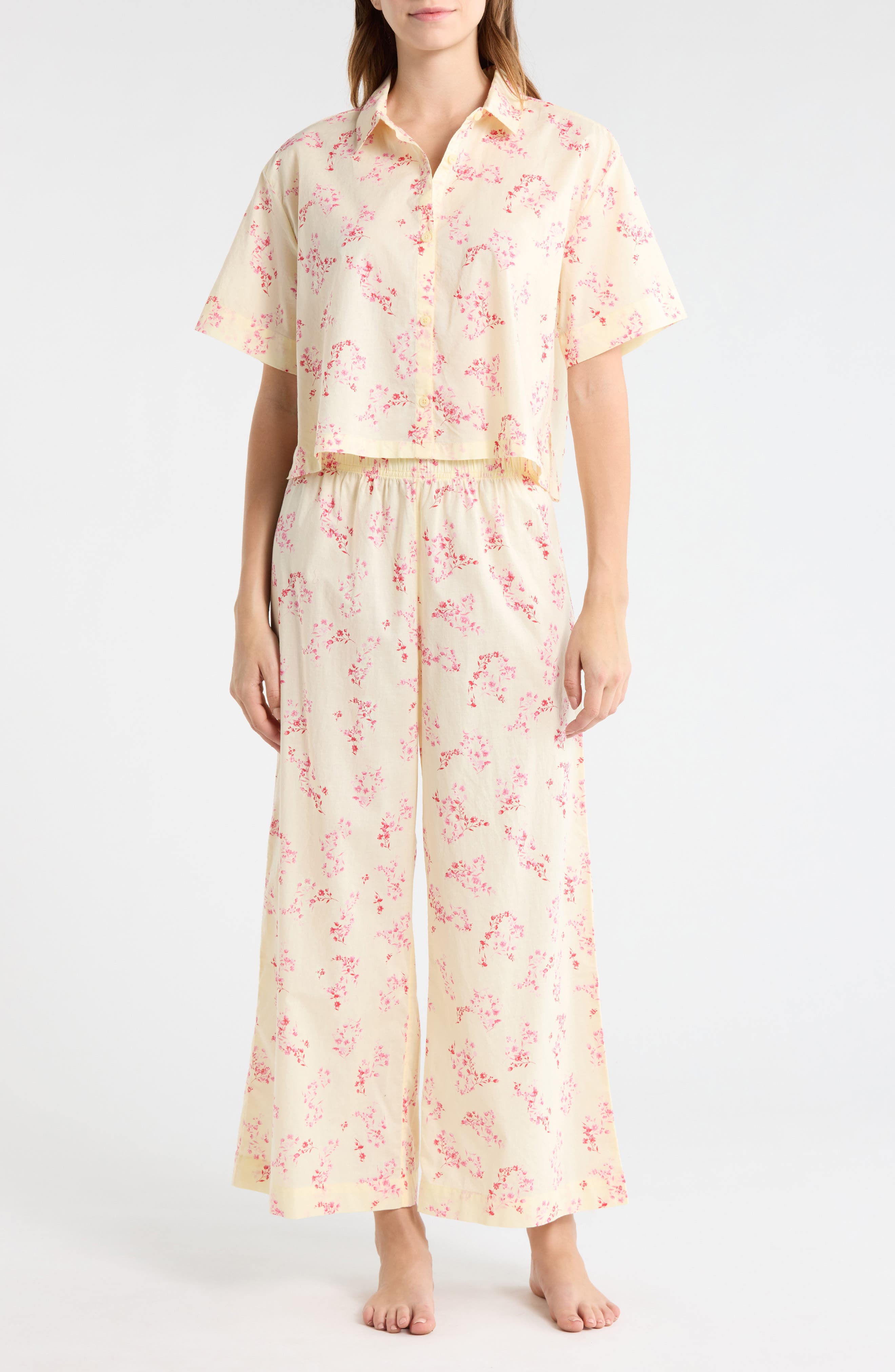 YELLOW FADE FLORAL