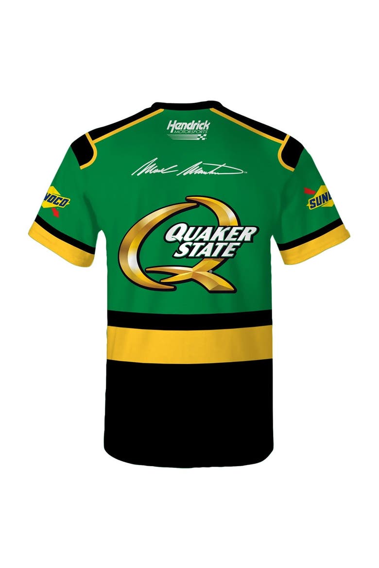 Men's Hendrick Motorsports Team Collection  Green Mark Martin Quaker State Legend Uniform T-Shirt, Alternate, color, Green
